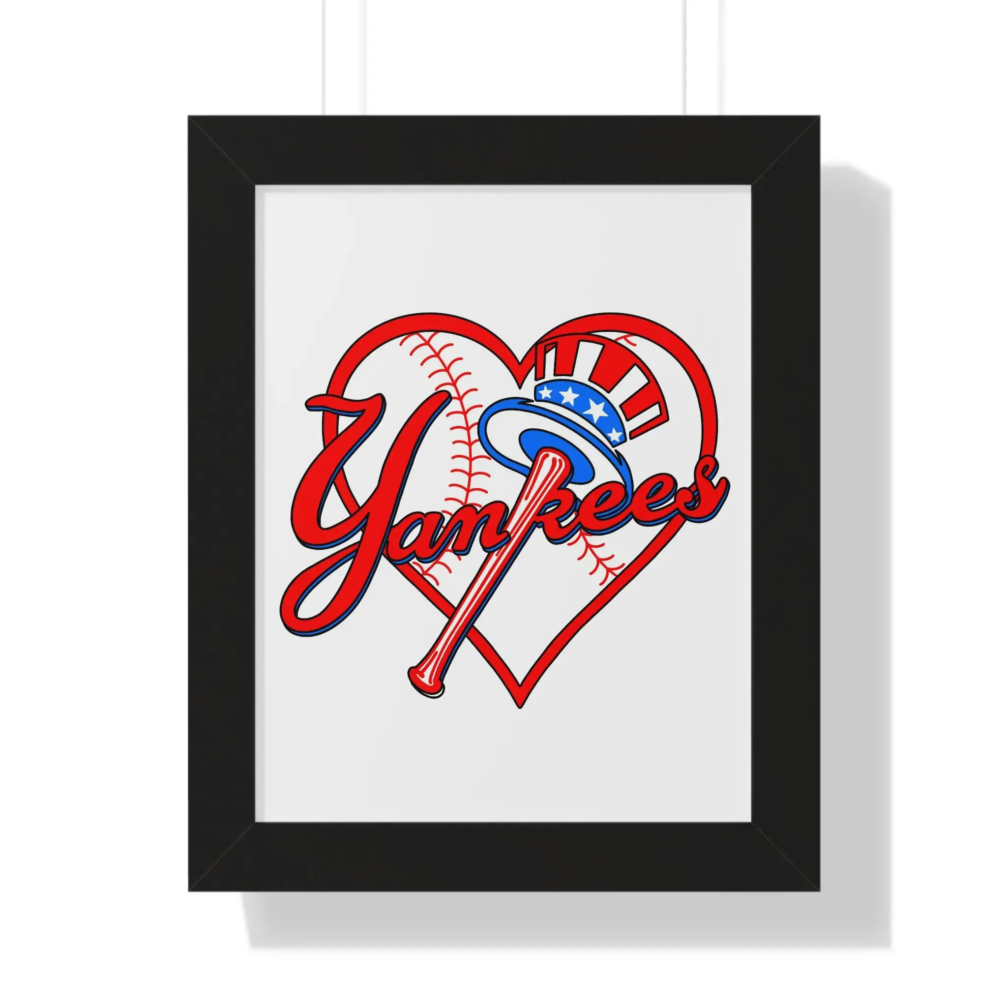 NewYork Baseball Heart  Design