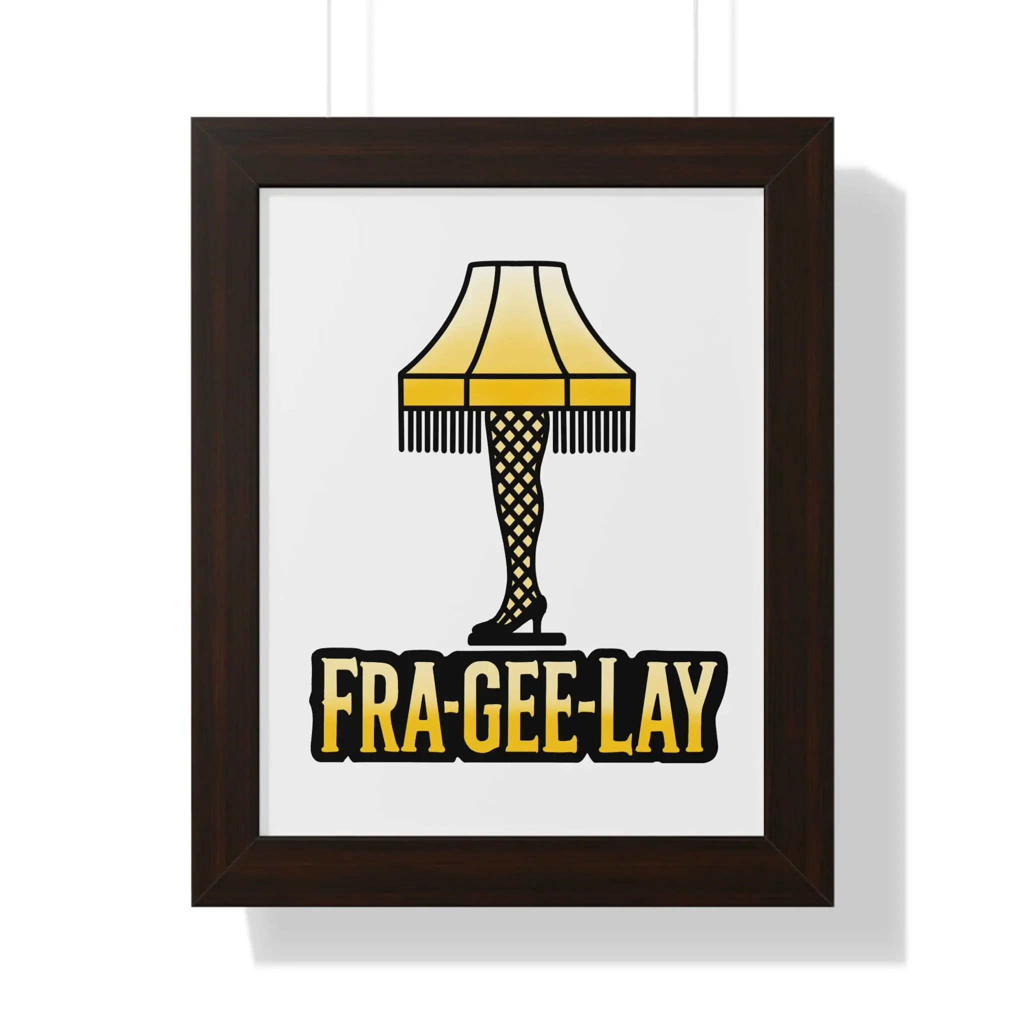 A Christmas Story Leg Lamp - Fra-Gee-Lay Leg Lamp