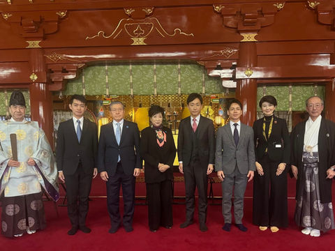 新年のご挨拶 区民都民の幸せと繁栄を願う参拝へ