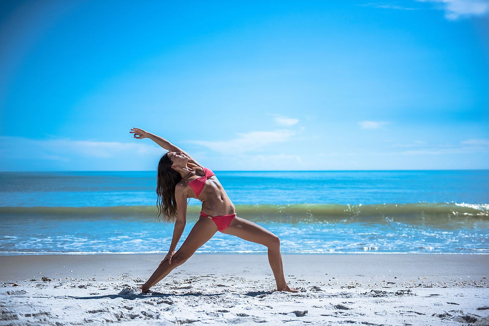 Stretches at the Beach