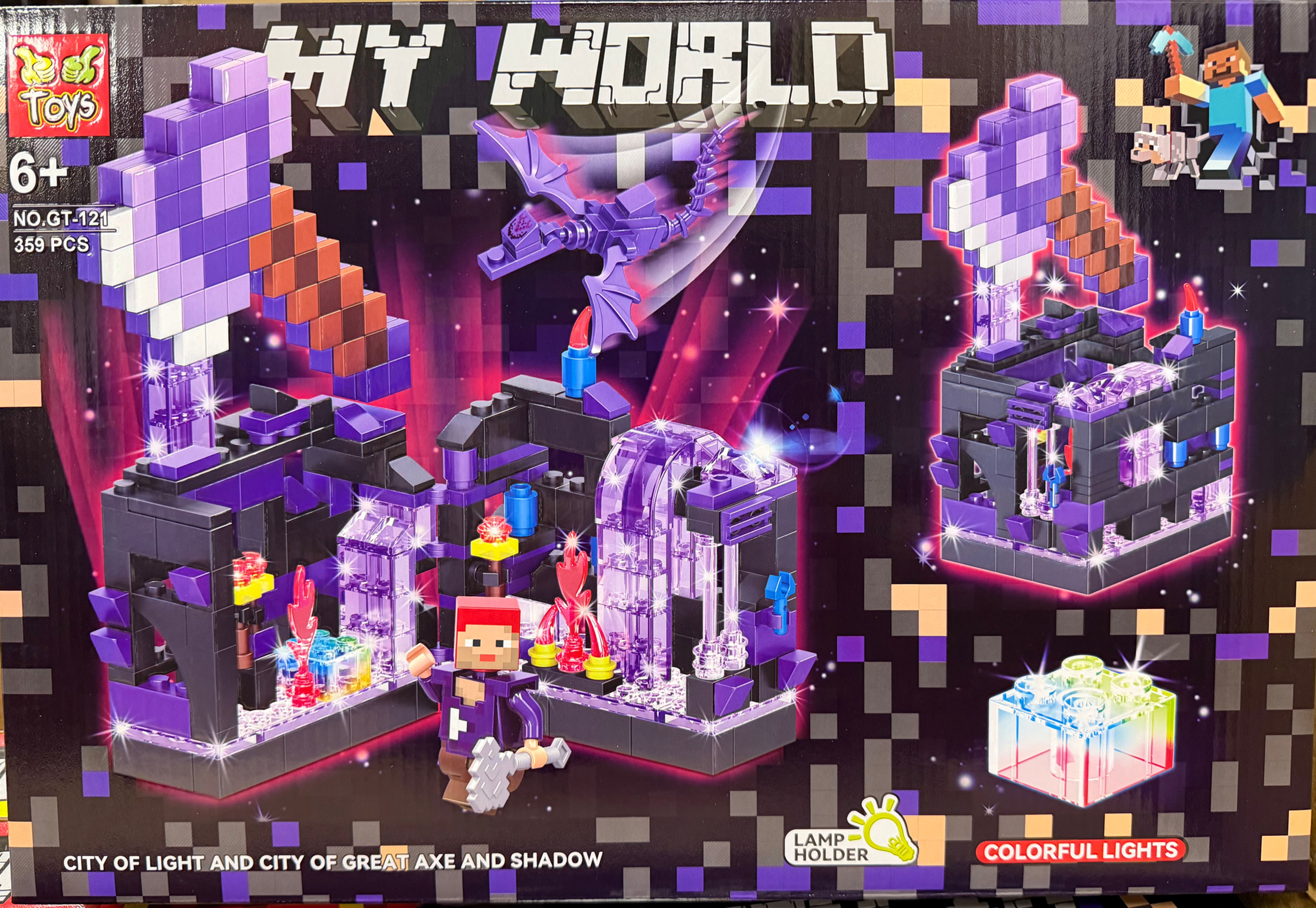 Bloc de construction Minecraft 359pcs
