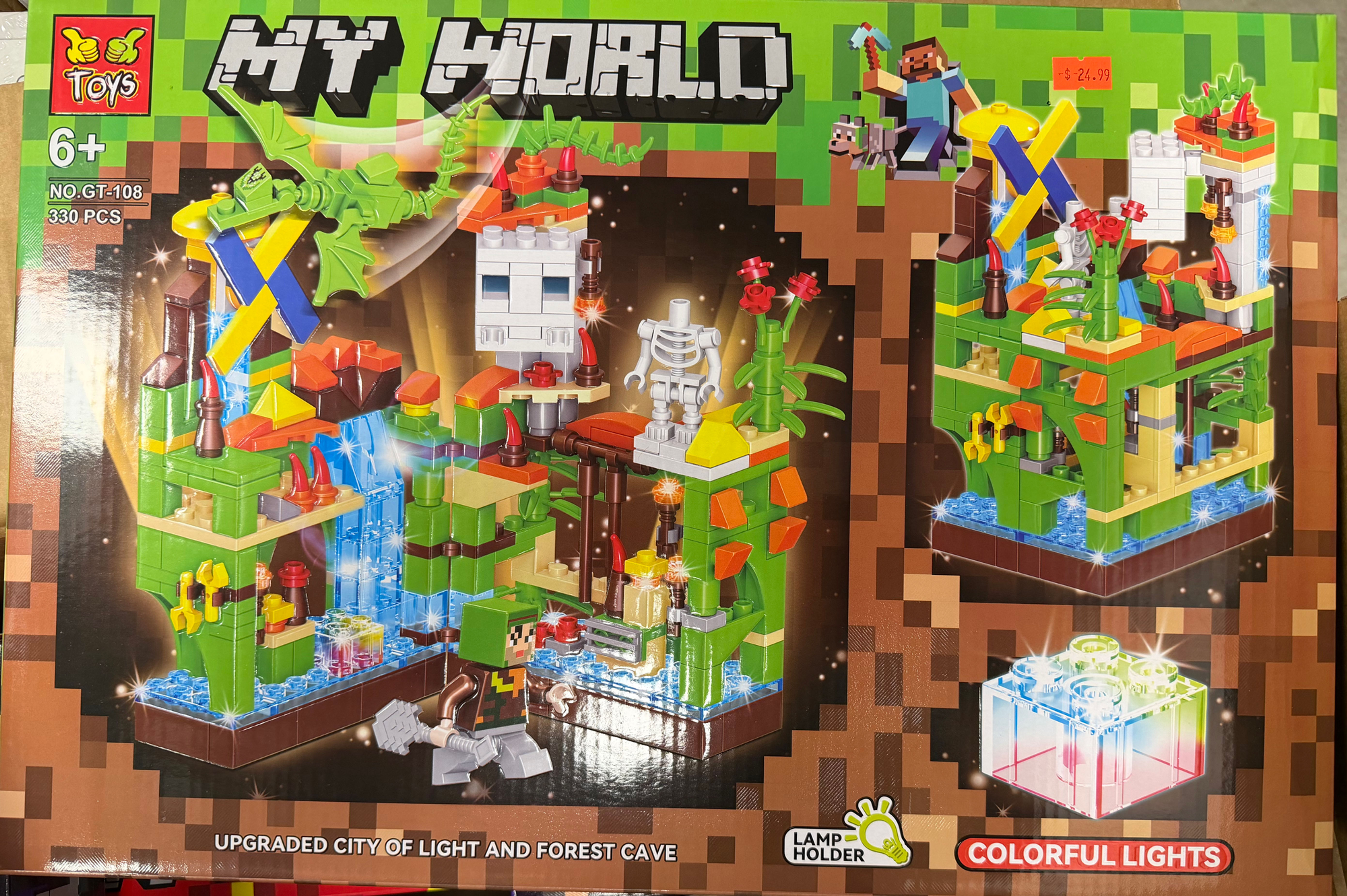 Bloc de construction Minecraft 330pcs