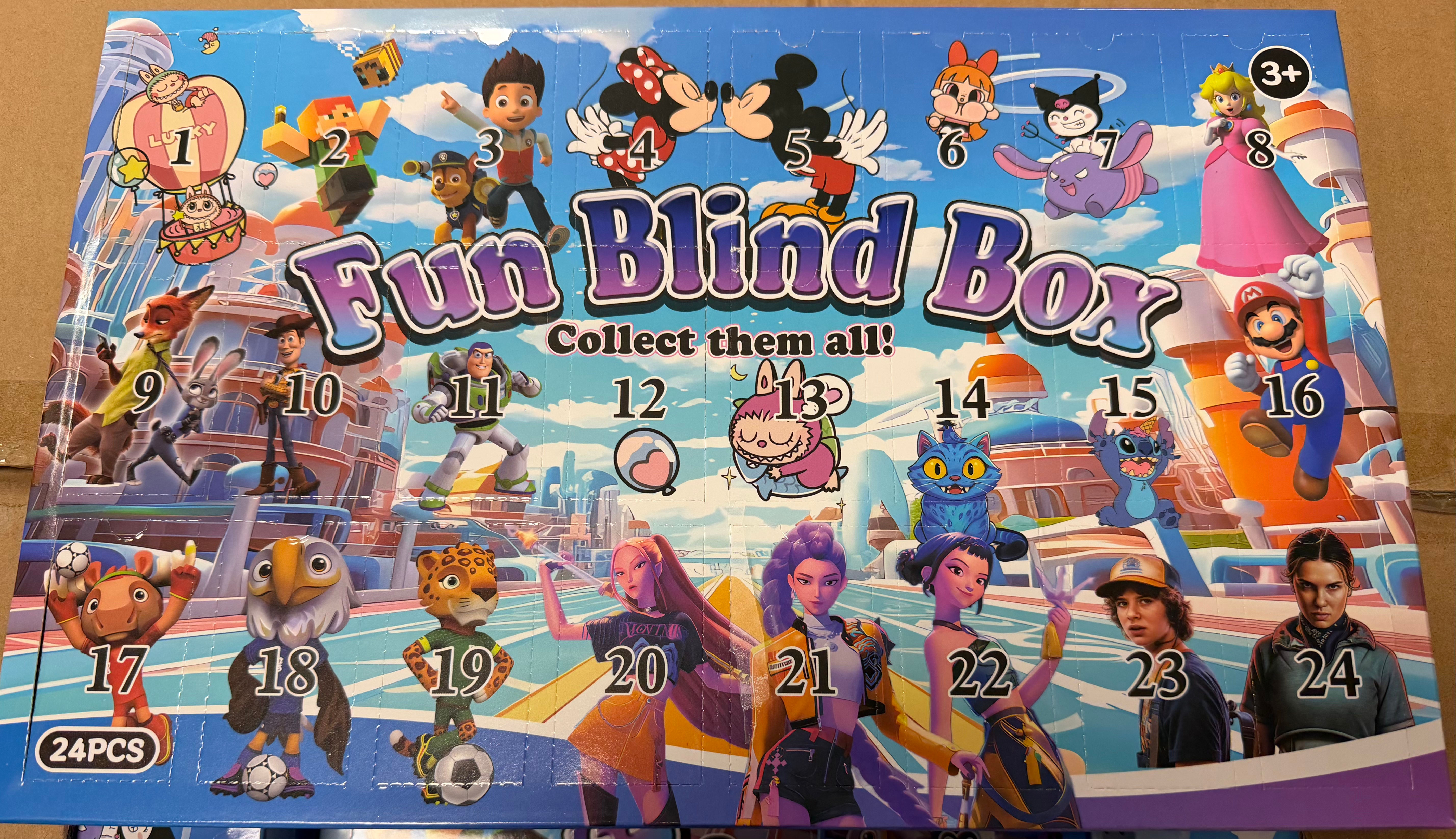Calendrier de l'avant figurine mix