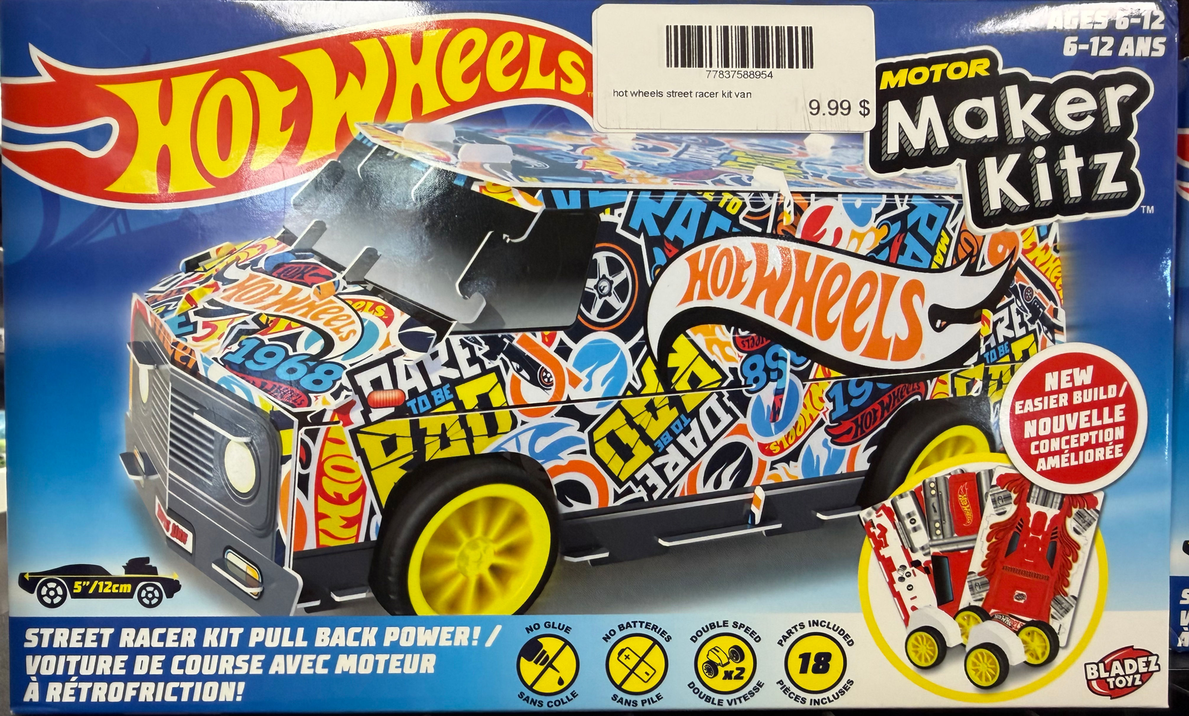 Hot Wheels Maker Kitz street racer kit van