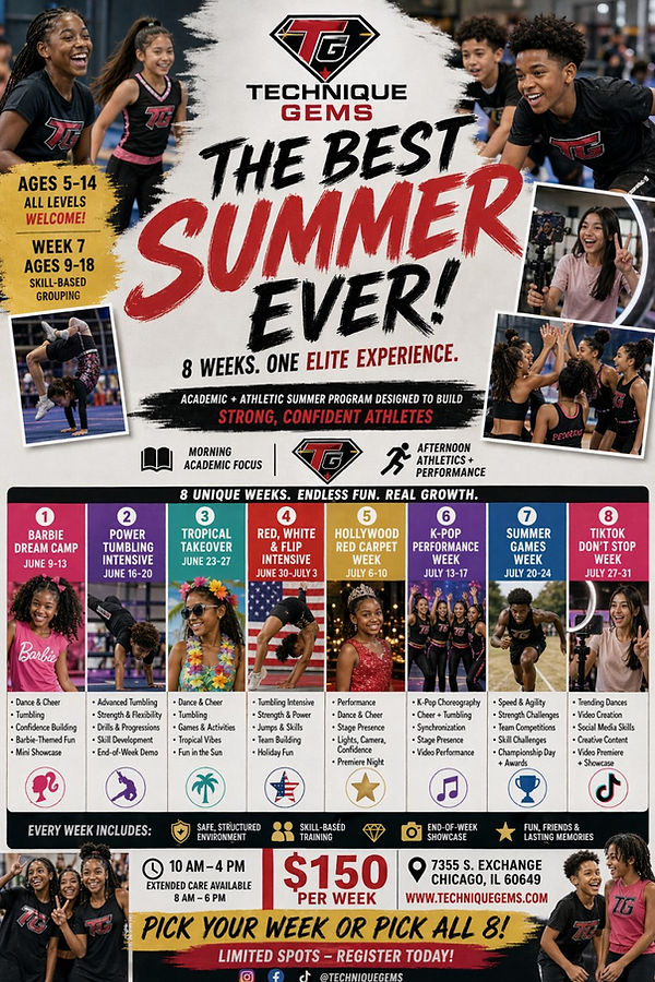 8 week day camp flyer