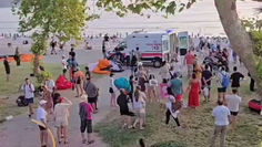 Even schrikken in Ölüdeniz: student landt bovenop tandem.