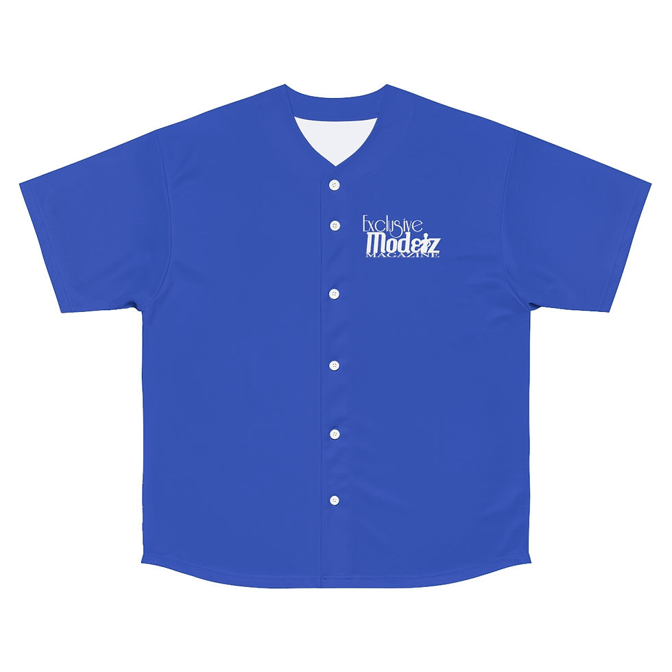 Thumbnail: Royal Blue Baseball Jersey #1