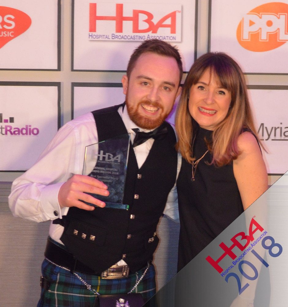 West Lothian's hospital radio station scores triple whammy of success at national awards