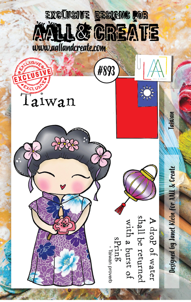 #893 - A7 Stamps - Taiwan