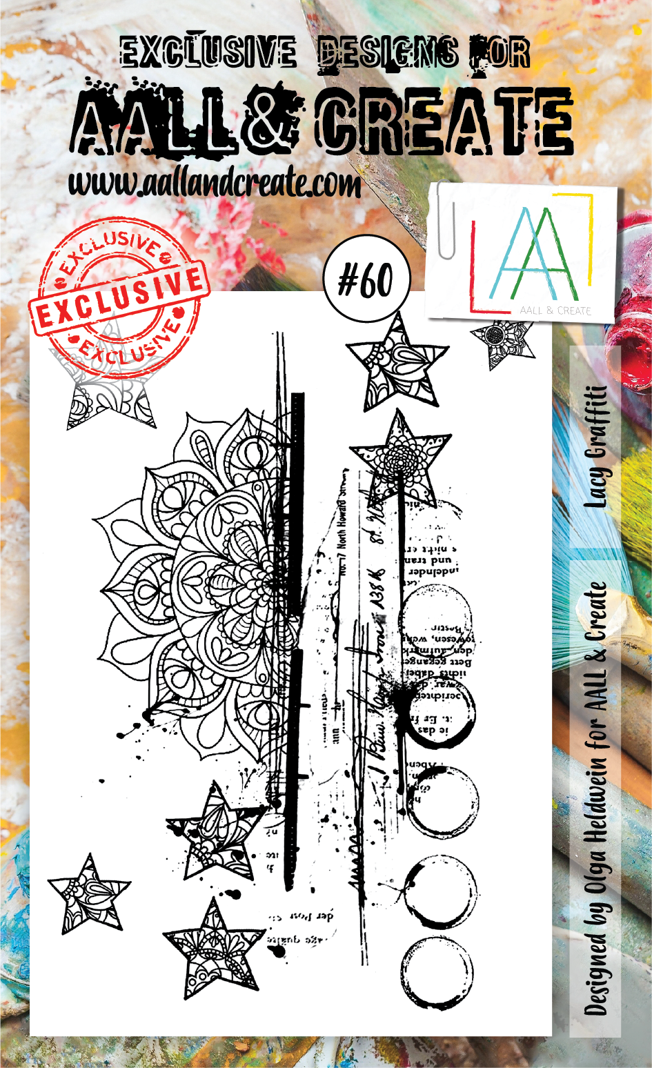 A6 Clear Stamps #60 by Olga Heldwein