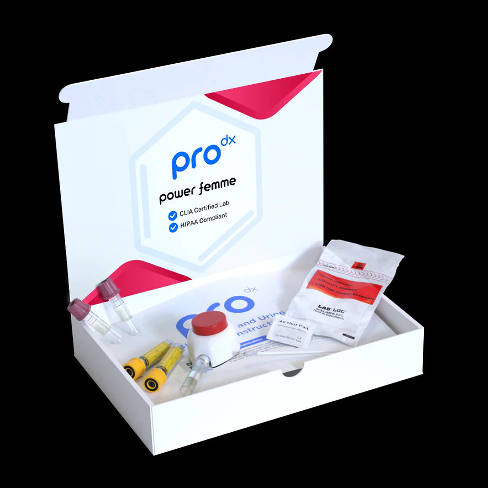 ProDx Health Empowers Women with Launch of Power Femme Home Collection Kit