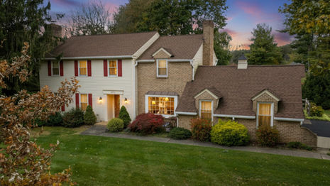 Exterior dusk real estate photo