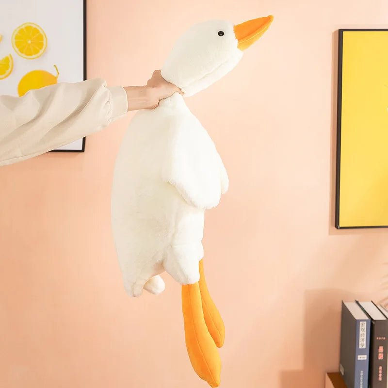 Thumbnail: Giant Plush Big White Duck Pillow – Ultra-Soft Hugging Pillow in 7 Charming Colo