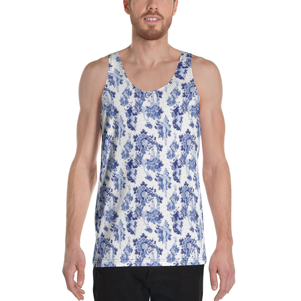 Unisex Delft Tank Top