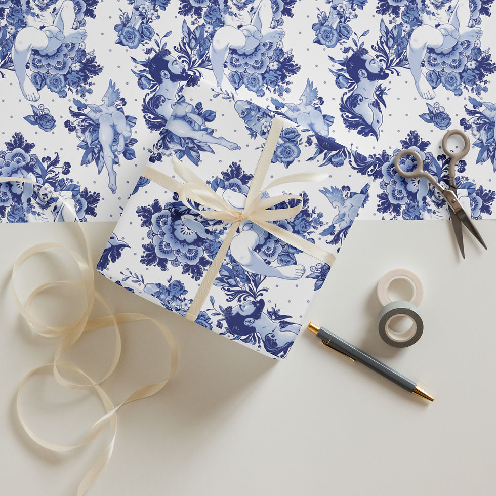 Thumbnail: Delft Dick Wrapping Paper