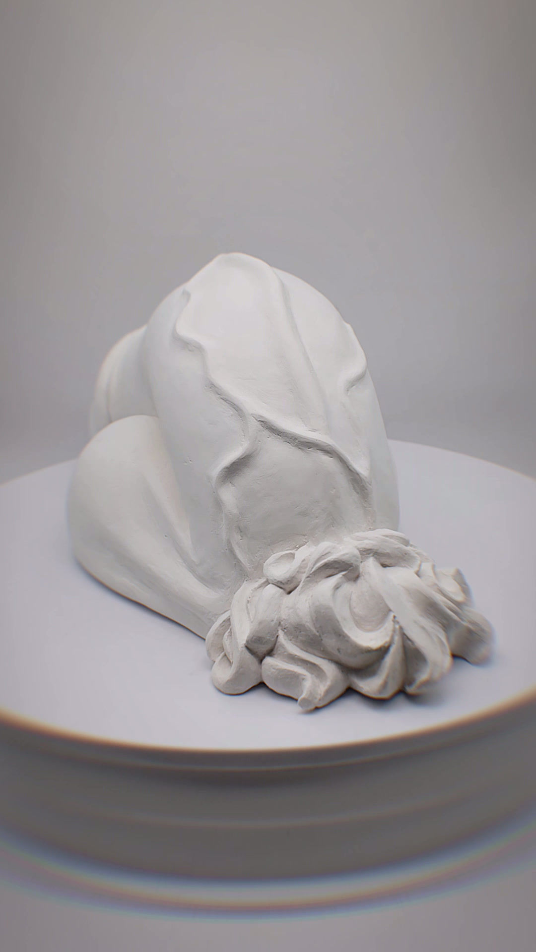 Softly Hung Raw White DD