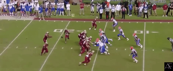 Cam_Akers_Receiving_skill_set_v_Florida.