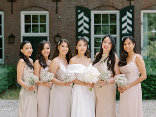 Floral wedding at Kasteel de Wittenburg
