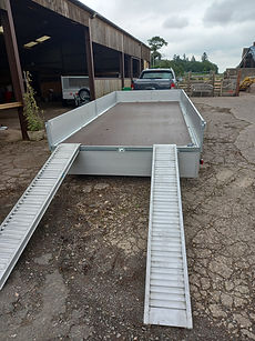 ifor william flatbed trailer bockmann platform trailer