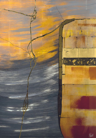 Artwork with goldleaf