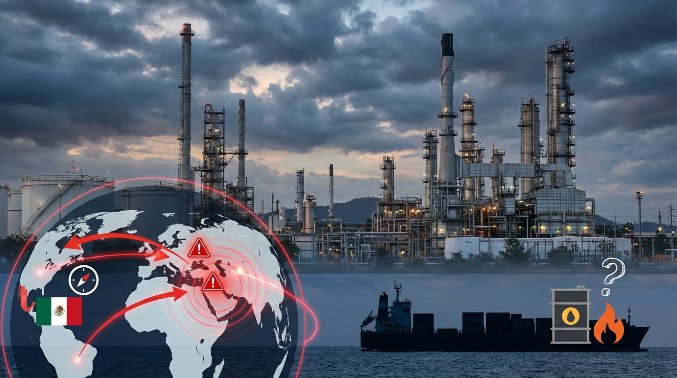 Petróleo y gas en riesgo global por escalada de tensiones bélicas