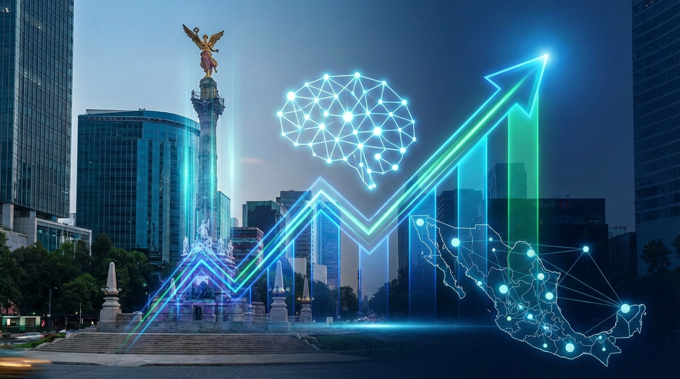 México capta inversión creciente en inteligencia artificial de cara a 2026
