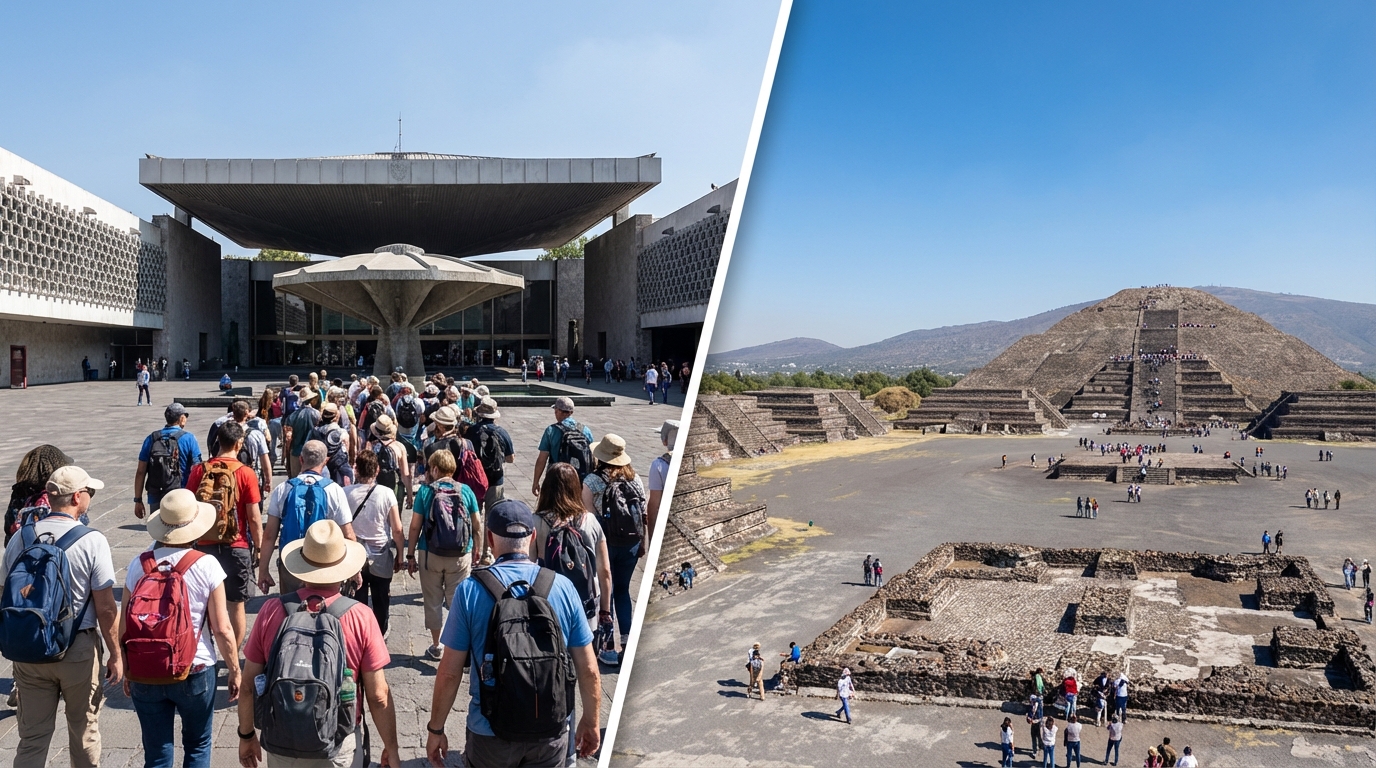 Museos y zonas arqueológicas de México concentran 19.5 millones de visitantes en 11 meses de 2025