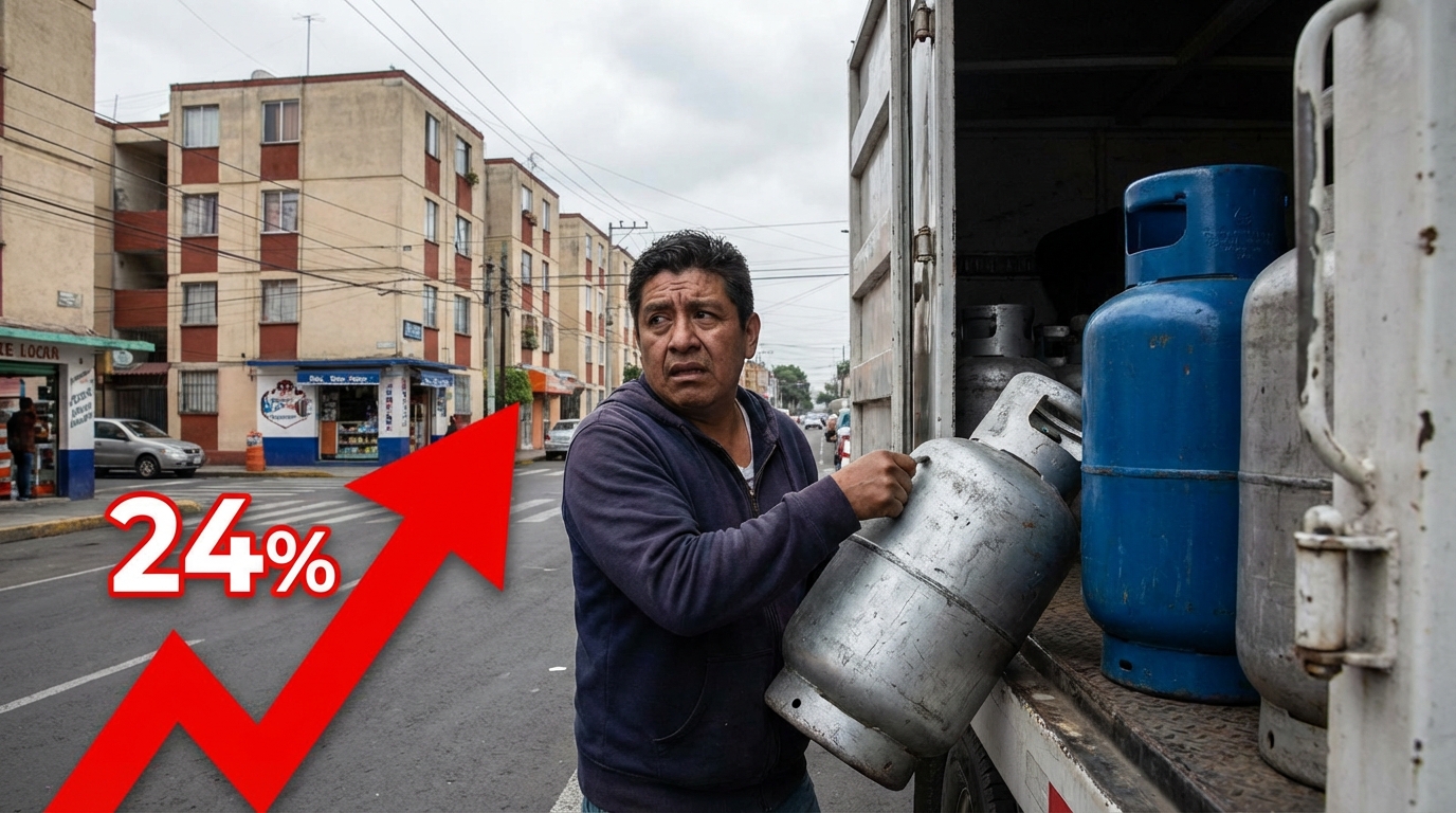Precios del gas LP suben hasta 24% en México durante la semana del 22 al 28 de marzo de 2026
