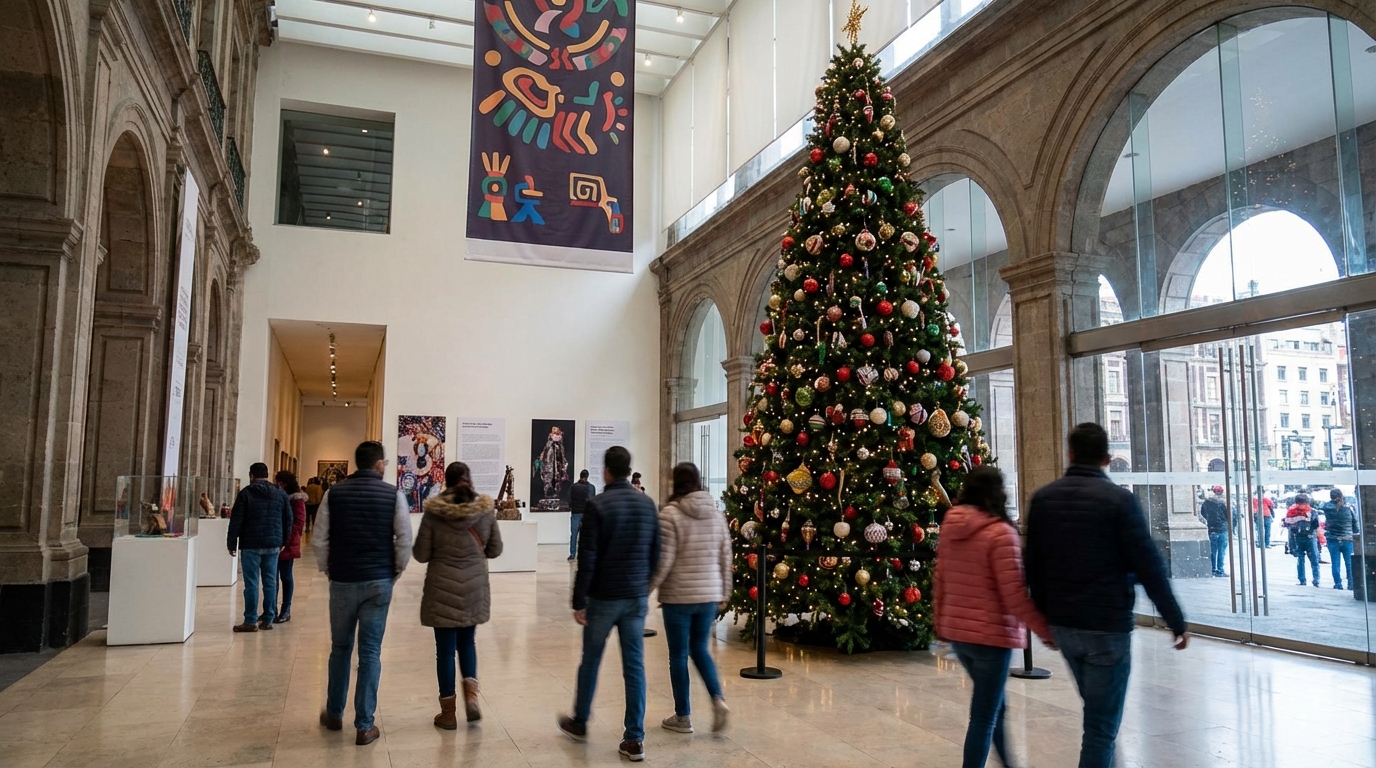 CDMX concentra exposiciones y eventos culturales en museos para diciembre 2025, impulsando la oferta navideña en la capital y estados vecinos.