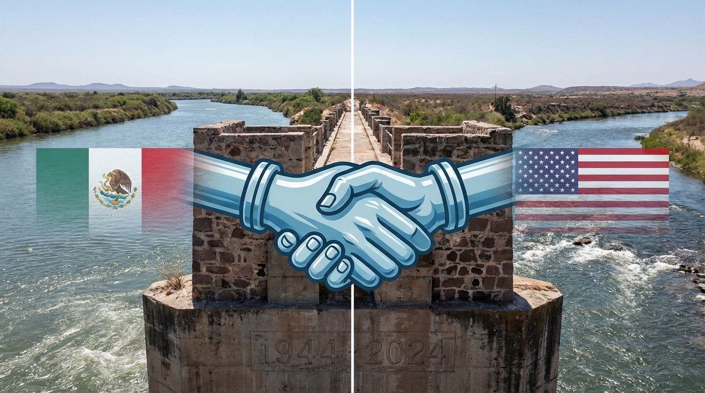 México y Estados Unidos renuevan acuerdo del tratado de aguas de 1944