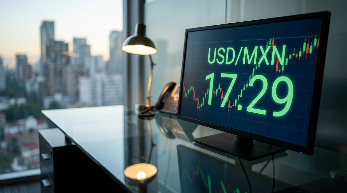 El peso arranca la semana del Mundial con ligera apreciación y se acerca a 17.29