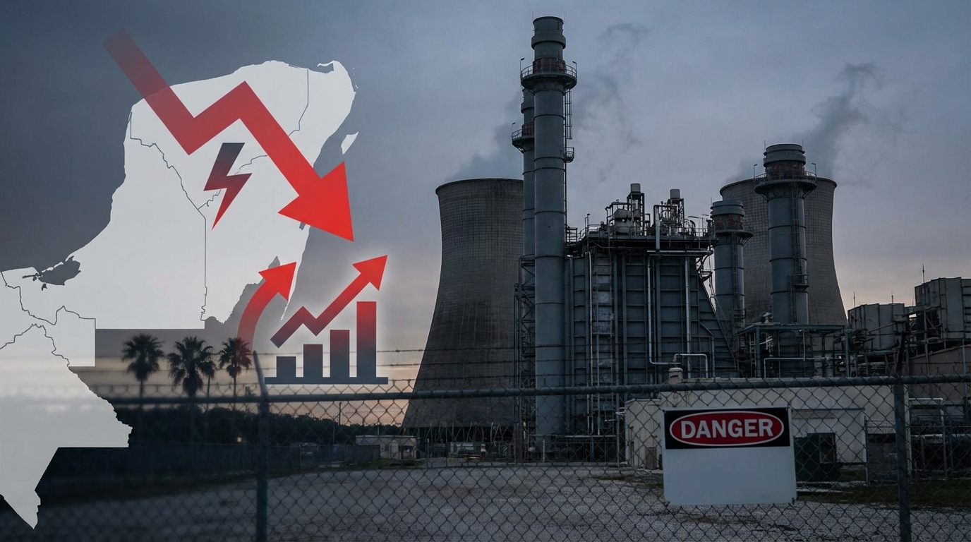 CFE paraliza 135 MW y profundiza crisis eléctrica en Península de Yucatán