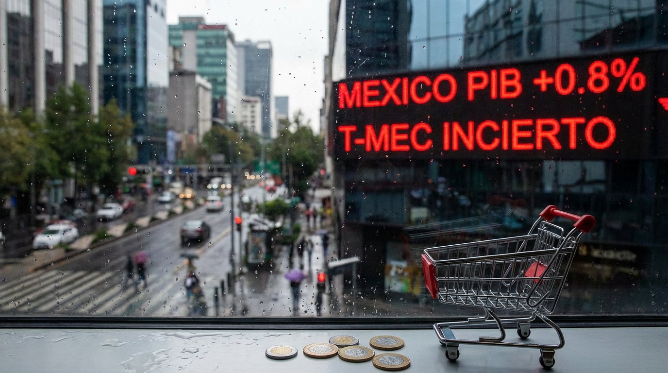 México anticipa crecimiento modesto de 0.8% en 2026 ante incertidumbre comercial