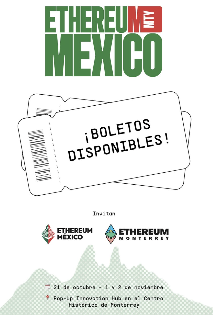 Preparativos para hackathon ETH Mexico 2025 en Monterrey