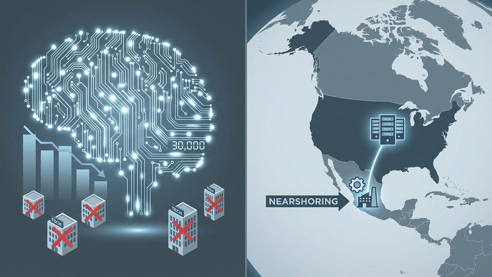 IA provoca 30 mil despidos en gigantes tecnológicos globales