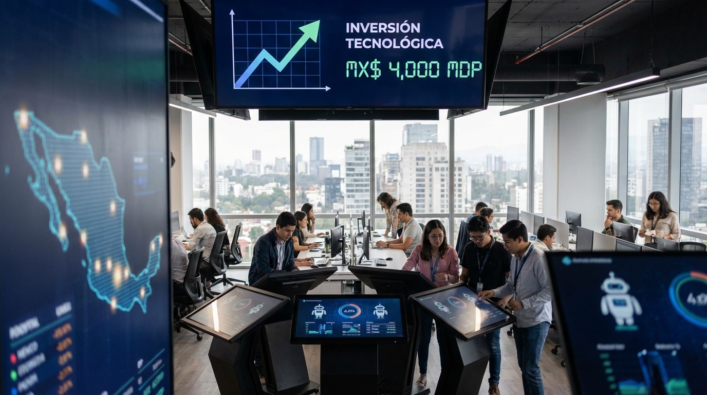 Gobierno federal destina 4 mil mdp a empresas de tecnología e inteligencia artificial