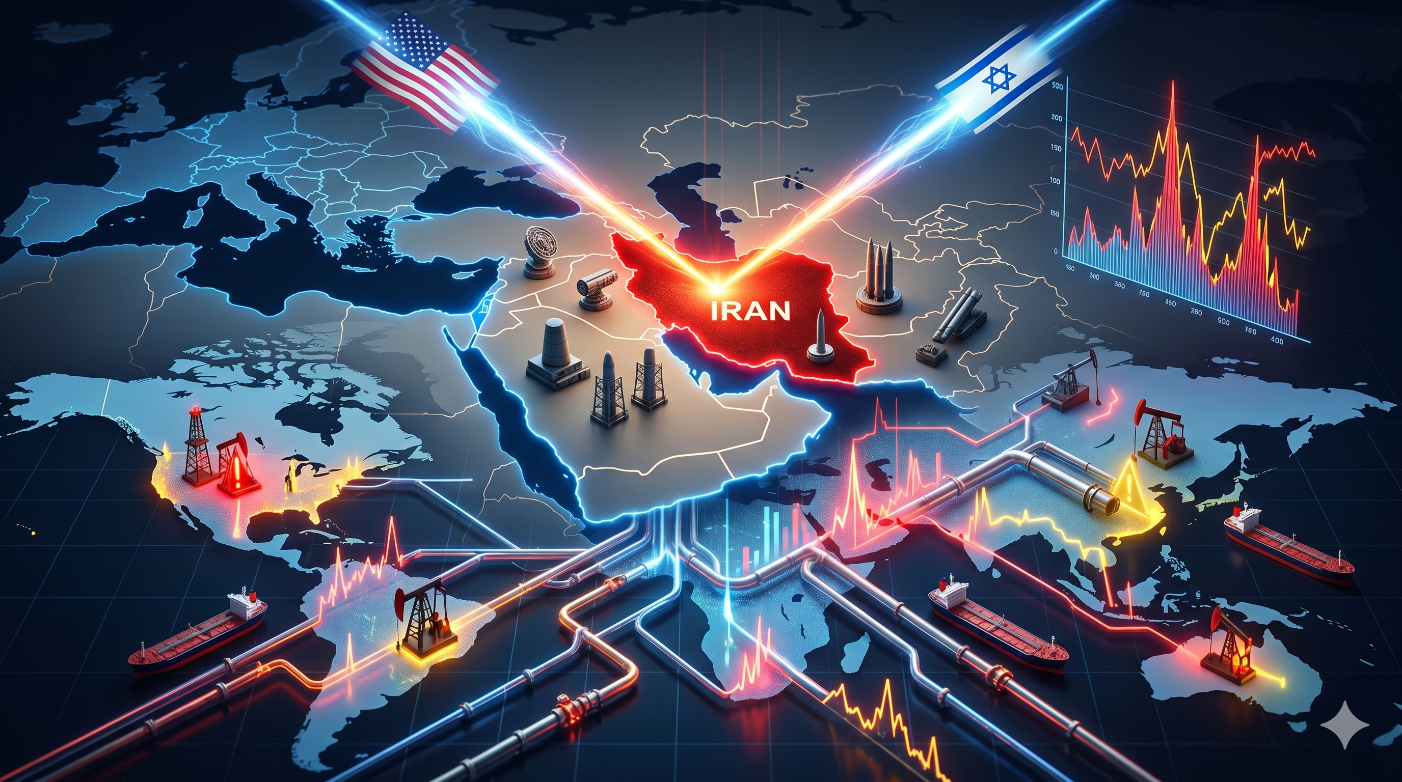 EE.UU. e Israel intensifican operaciones contra Irán, con impacto en mercados energéticos globales