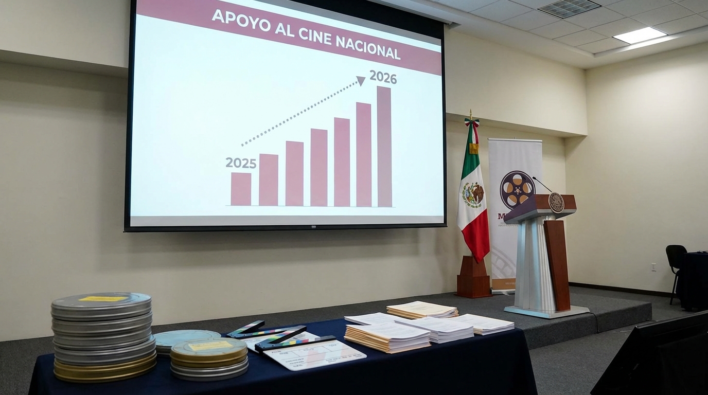 IMCINE fortalece apoyos al cine mexicano y define metas para 2026