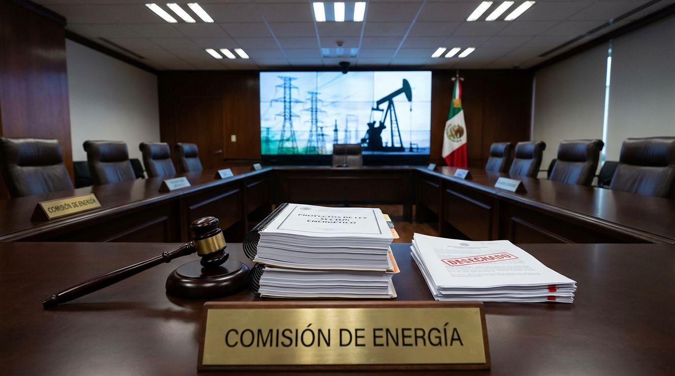 Comisión de Energía del Senado desecha iniciativas de reforma energética