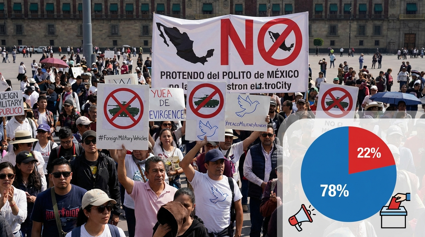 Mexicanos rechazan por amplia mayoría intervención del Ejército de EU contra cárteles