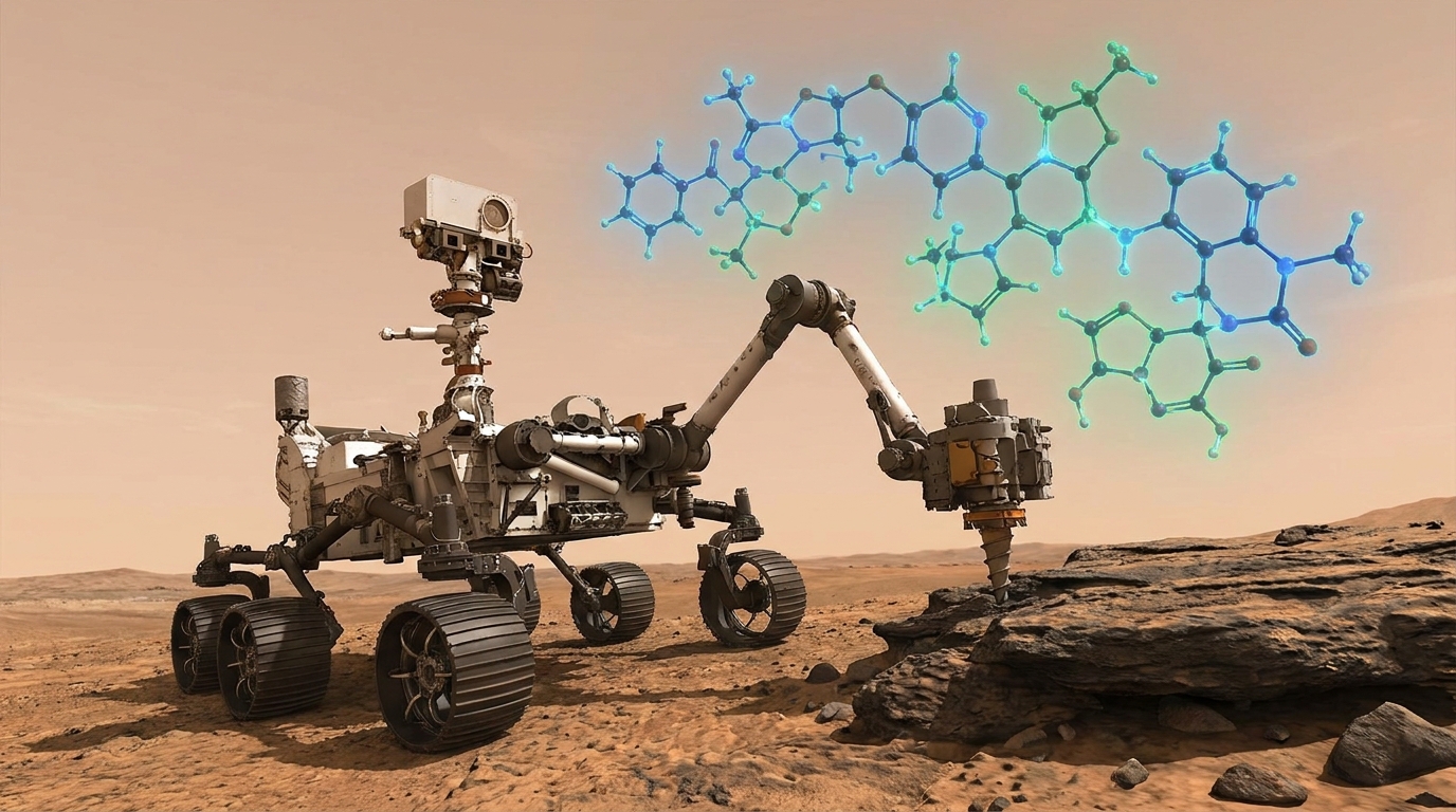 Curiosity de la NASA detecta moléculas orgánicas inéditas en Marte