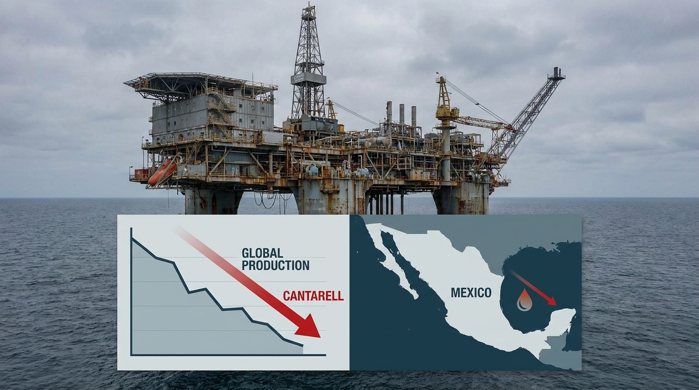 Crisis energética por 'peak oil' impacta producción petrolera de México