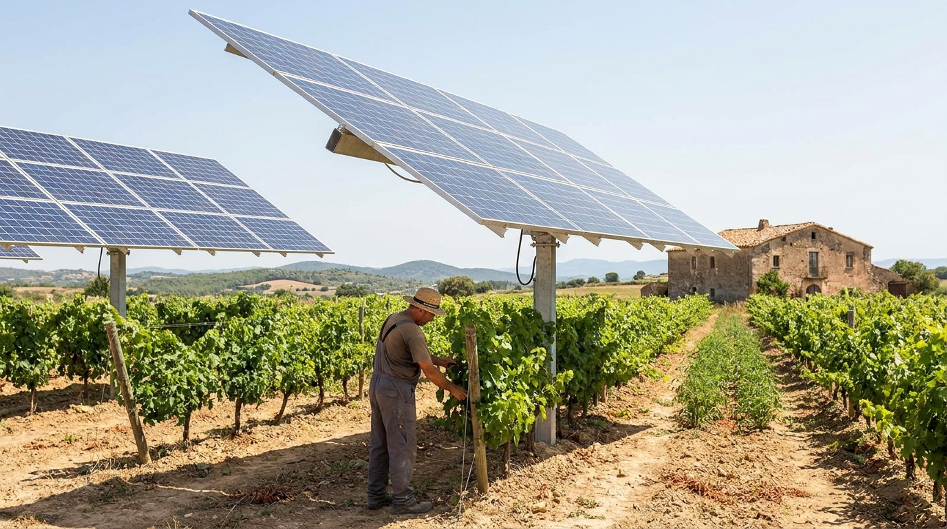 Cataluña avanza en agrovoltaica para integrar energía solar y agricultura, modelo replicable en México.