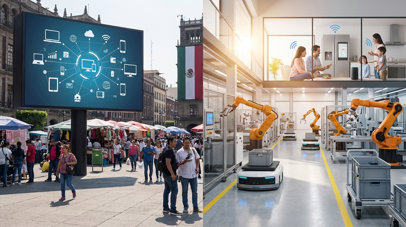 IA transforma la vida cotidiana en México hacia 2026 con adopción masiva en hogares y empresas