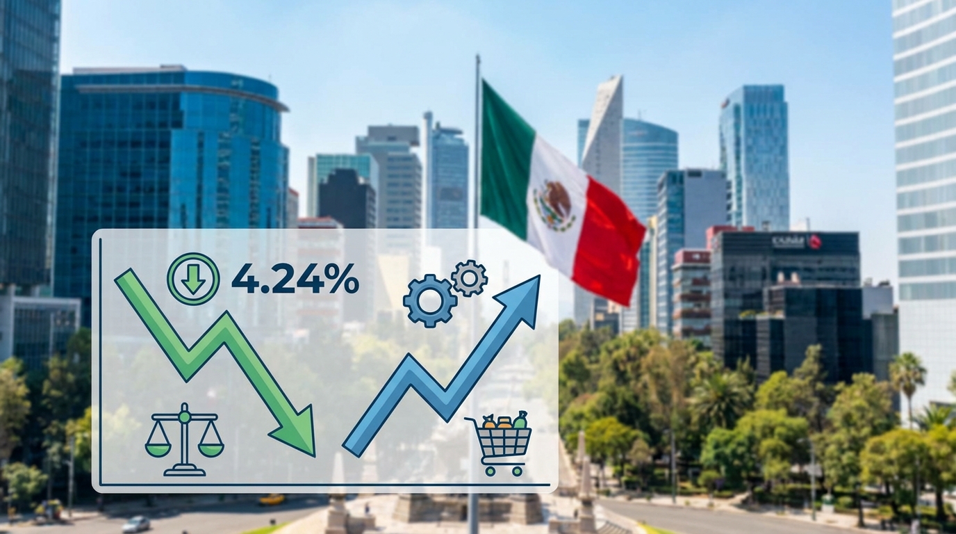 México mantiene estabilidad macroeconómica en marzo con inflación a la baja y crecimiento sostenido