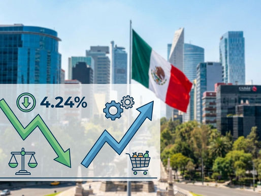 México mantiene estabilidad macroeconómica en marzo con inflación a la baja y crecimiento sostenido
