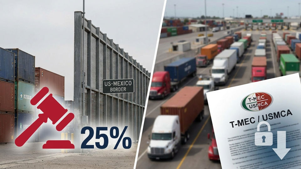 La advertencia de Donald Trump busca forzar acciones mexicanas en seguridad fronteriza, con potencial impacto en el T-MEC.