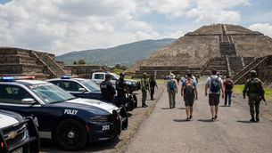 Autoridades despliegan operativo de seguridad en Teotihuacán para proteger turismo ante ola de violencia