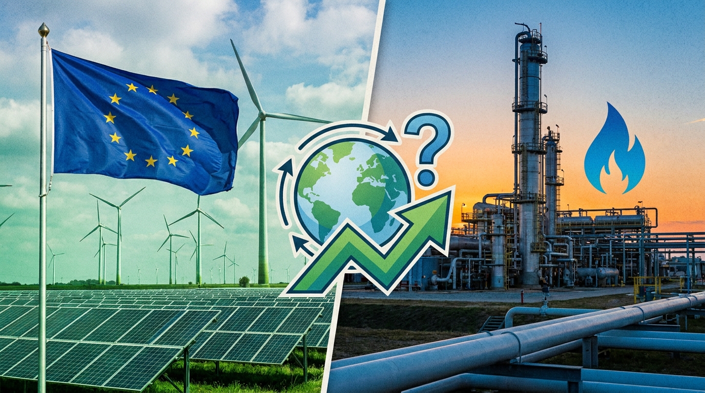 La UE eleva metas climáticas y reabre el debate energético global