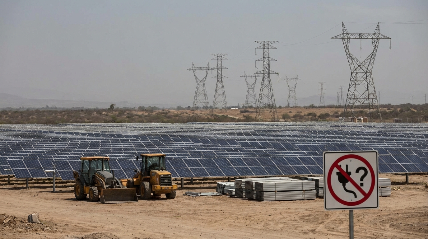 Inversiones energéticas en México pausadas hasta 2026 por falta de certeza en transmisión y modelo energético